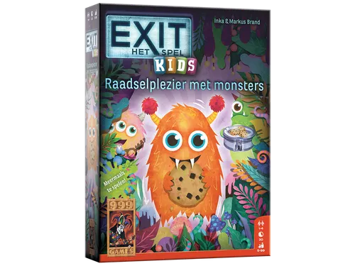 999Games Breinbreker Spel EXIT Kids Raadselplezier met Monsters 5+