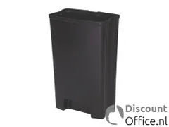 Binnenbak 30 Liter Zwart Kunststof End Step Rubbermaid