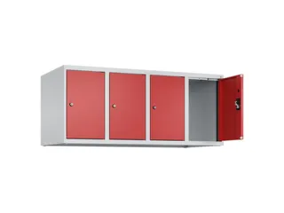 opzetkast,v. locker,4vak.,vak B 300mm,HxBxD 500x1200x500mm - 1