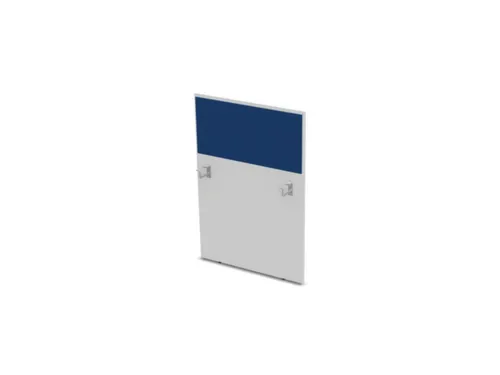 baliepaneel,v. bureau,aanbouw rechts,B 800mm,Bl-wit,BN6016-blauw