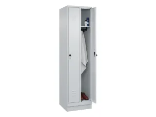 locker,HxBxD 1950x500x500mm,2vak,vak B 250mm,draaigrendel,sokkel - 3