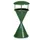 Zandasbak Groen 960x440mm Overkapping Ketting En Hangslot