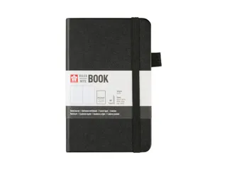 Notitieboek Sakura hard cover pocket lijn zwart 90x140mm - 1