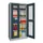 Vitrinekast Hxbxd 1950x1000x500mm Draaideuren Ral7035 Front Ral7016