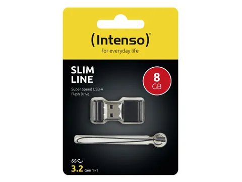 Intenso Usb Stick 3.0 8gb Zwart Slim