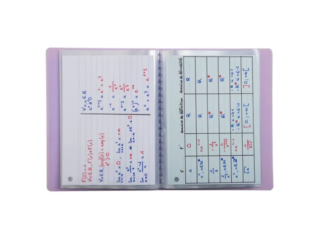 Protège-documents 11x15cm Polypropylène Kreacover Pastel 20 pochette