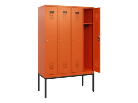 schoollocker,HxBxD 1950x1200x500mm,4vak,vak B 300mm,cil.-slot