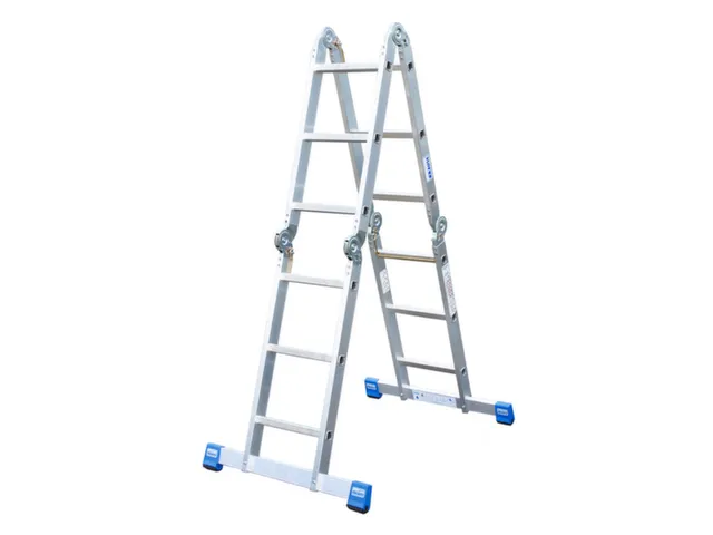 multifunctionele vouwladder,4x3,sporten,balk L 3,55m,aluminium