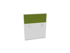 baliepaneel,v. bureau,aanbouw achter,B 1000mm,Bl-wit,BN7048-groen