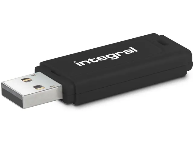 Black Usb 3.0 Flash Drive 128Gb Zwart