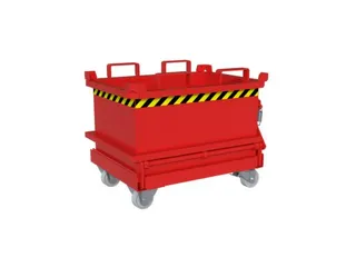 mini-bodemklepcontainer,HxLxB 625x600x800mm,0,13m³,inrijbeugel,staal - 3