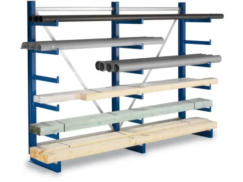 Draagarmstelling 2000x2700x630mm 6gelijk Lange Armen Incl. Poot