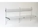 banc mural,HxLxP 710x2000x360mm,barres alu,structure acier RAL7035