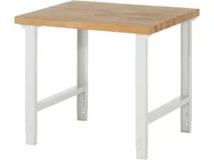 werkbank,HxBxD 790-1140x1250x700mm,beukblad,geolied,draagverm. 750kg