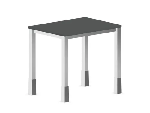 In hoogte verstelbaar bureau,HxBxD 720-840x800x600mm,MS-donkergrijs