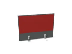 opzetpaneel bureau aanbouw achter MS-donkergrijs BN4011-rood 800mm