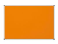 Prikbord MAULstandaard 90x180cm Textiel Oranje