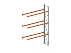 palletstelling,aanbouwveld,HxBxD 4400x2800x800mm,vakl. 1500kg