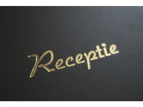 Receptiealbum Kangaro 26x21cm vakverdeling zwart