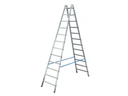 Bokladder Dubbelzijdig 3.47m 2x12sporten Aluminium Scharnieren