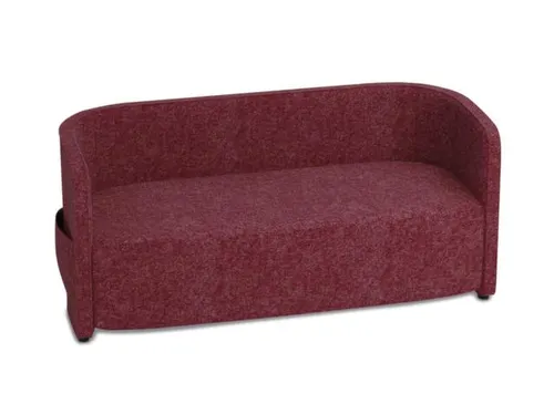 sofa,2-zits,stof rood,HxBxD 760x1570x760mm,2zijvakken