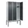 locker,HxBxD 2120x1200x500mm,3vak,vak B 400mm,cil.-slot,voetonderstel