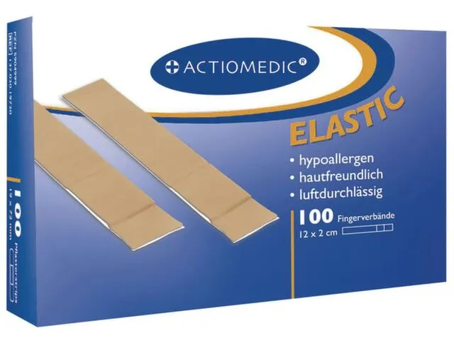 Vingerverbanden Hypoallergeen Elastisch 120x20mm Huidkleurig