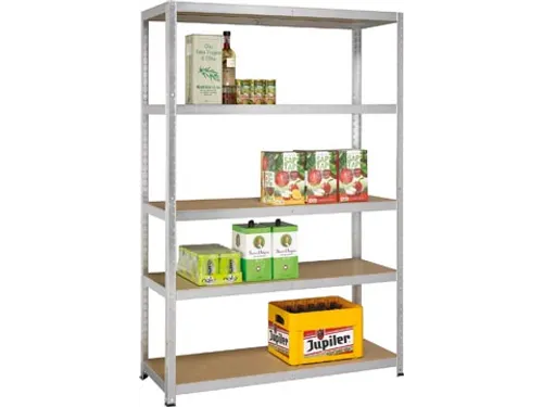Rek Strong Gegalvaniseerd 175kg 176x120x40cm 5 Legborden