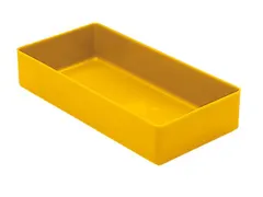 Inzetbak HxLxB 40x198x99mm Polystyreen Geel 50 stuks