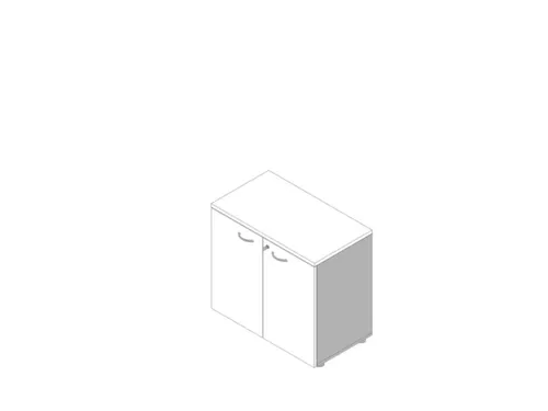 kantoorkast,HxBxD 730x800x450mm,1xhouten vloer,2ordnerhoogte