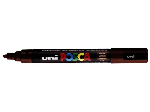 Verfstift Posca PC5M Medium Punt 1,8-2,5mm Bruin