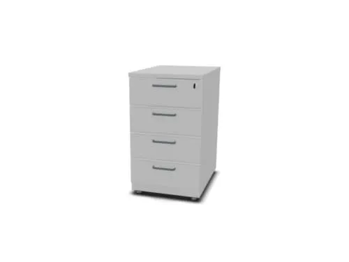 Staand Ladeblok Hxbxd 720x430x600mm 4 Laden Mp-Lichtgrijs