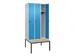 Armoire vestiaire Classic+ 3 comp 212x90x81,5cm gris clair/bleu clair