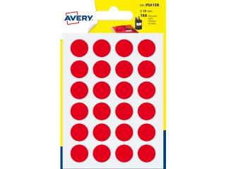 PSA15R verpakking met 168 markeringspunten - diameter 15 mm - A6-vel - - 1
