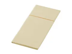 Duni Bestekpochette Duniletto slim Cream doos 4x65st