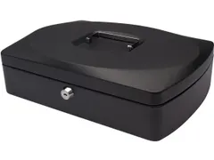 Geldkoffer Zwart 325x235x85mm Inclusief 2 Sleutels