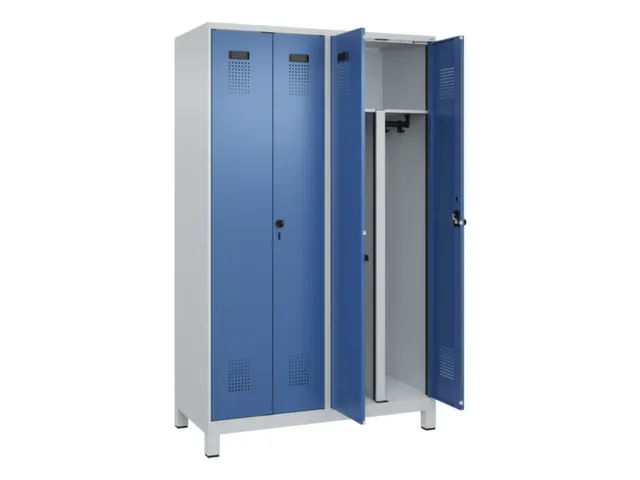 PBM-locker,HxBxD 1950x1200x500mm,4vak,vak B 300mm,draaigrendel