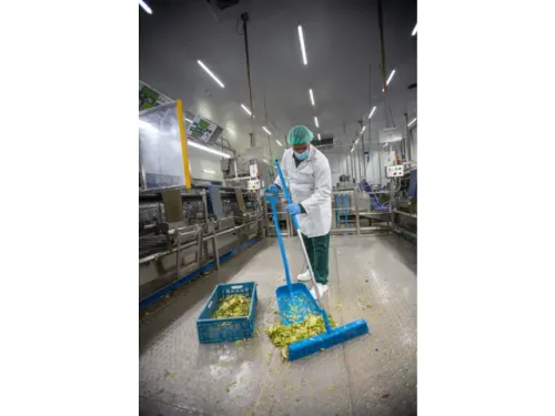 Vikan Hygiene combiveger hard/zachte vezels 610mm paars