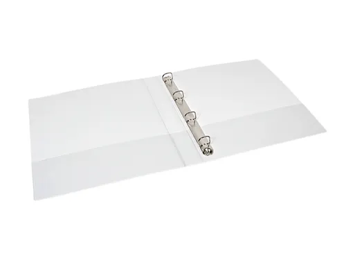 Presentatieringband Quantore A4 Maxi 4-rings D-mech 30mm wit