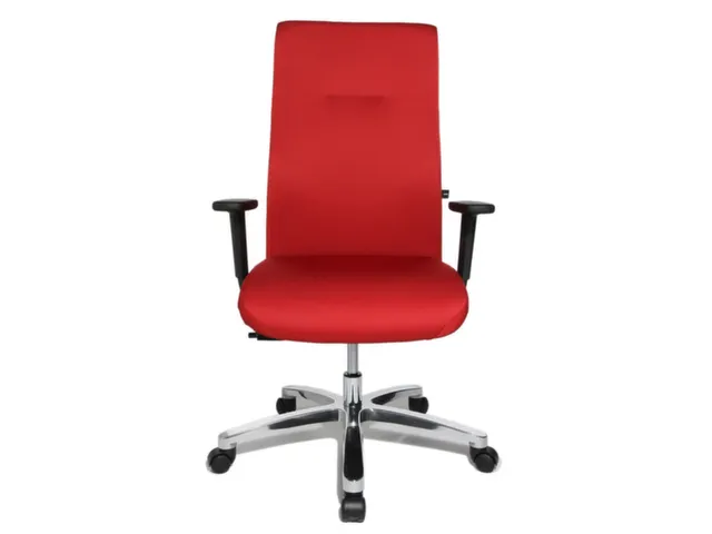 Siège De Bureau Pivotant Rouge Assise Hxlxp 440-520X540X460Mm Charge