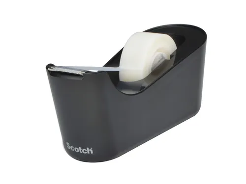 Plakbandhouder Scotch C18 zwart + 1 rol magic tape 19mmx33m