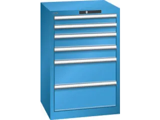 Ladenkast Code 850x564x572mm 6laden 75kg Va Afwerking Ral5012 - 2