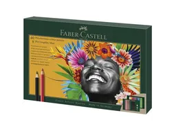 Tekenset Faber-Castell Polychromos en Pitt Grafiet Mat 50-delig