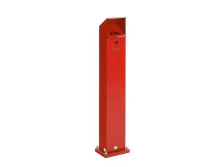 Asbakstaander Vierkant Staalplaat 2 liter 1150x180x150mm Overkapping - 2