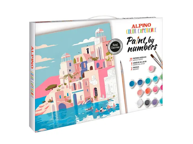 Color Experience Paint by Numbers set Griekenland