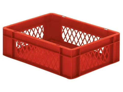 Euronorm-Stapelbak 10l H X L X B 120x400x300mm Rood