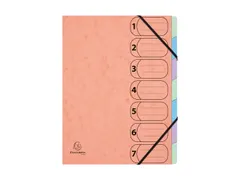 Sorteermap Harmonika 7 Indel A4 AQUAREL