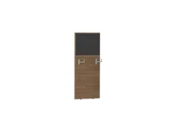 baliepaneel v. bureau aanbouw rechts NT-cherry BN8010-antraciet 600mm