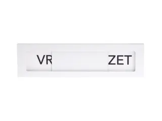 Premium Schuifbord Wit Vrij Bezet 150x40mm - 2