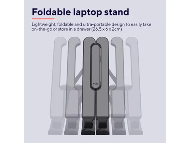 Trust Primo Opvouwbare laptopstandaard Grijs